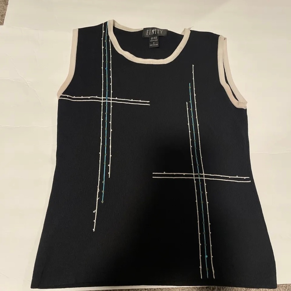 90's Vintage Finity Studio tank top Y2K size M